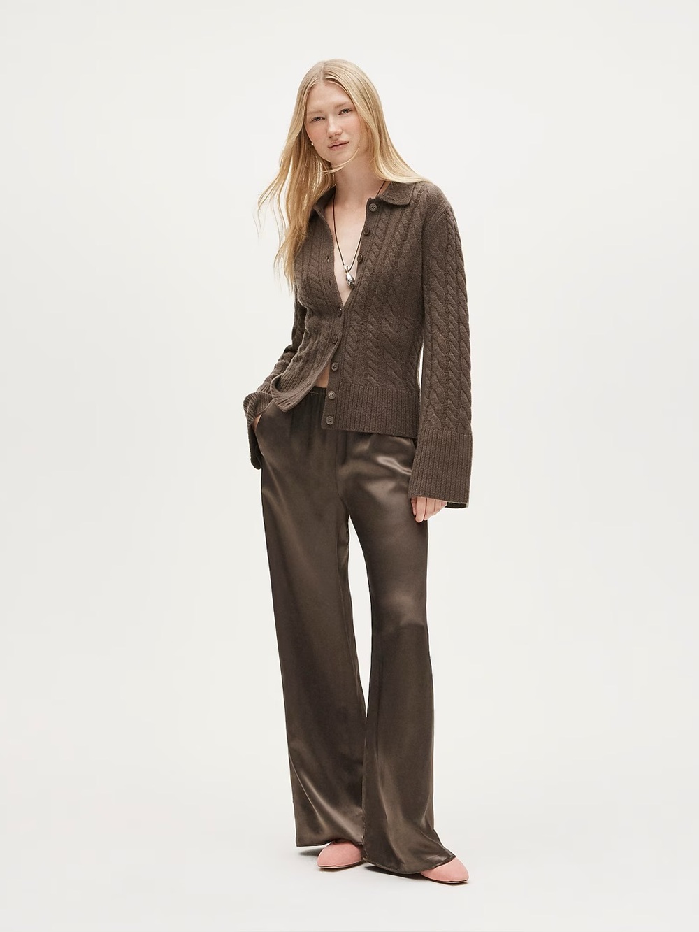 J.Crew Cosmo pant in luster charmeuse CN714
